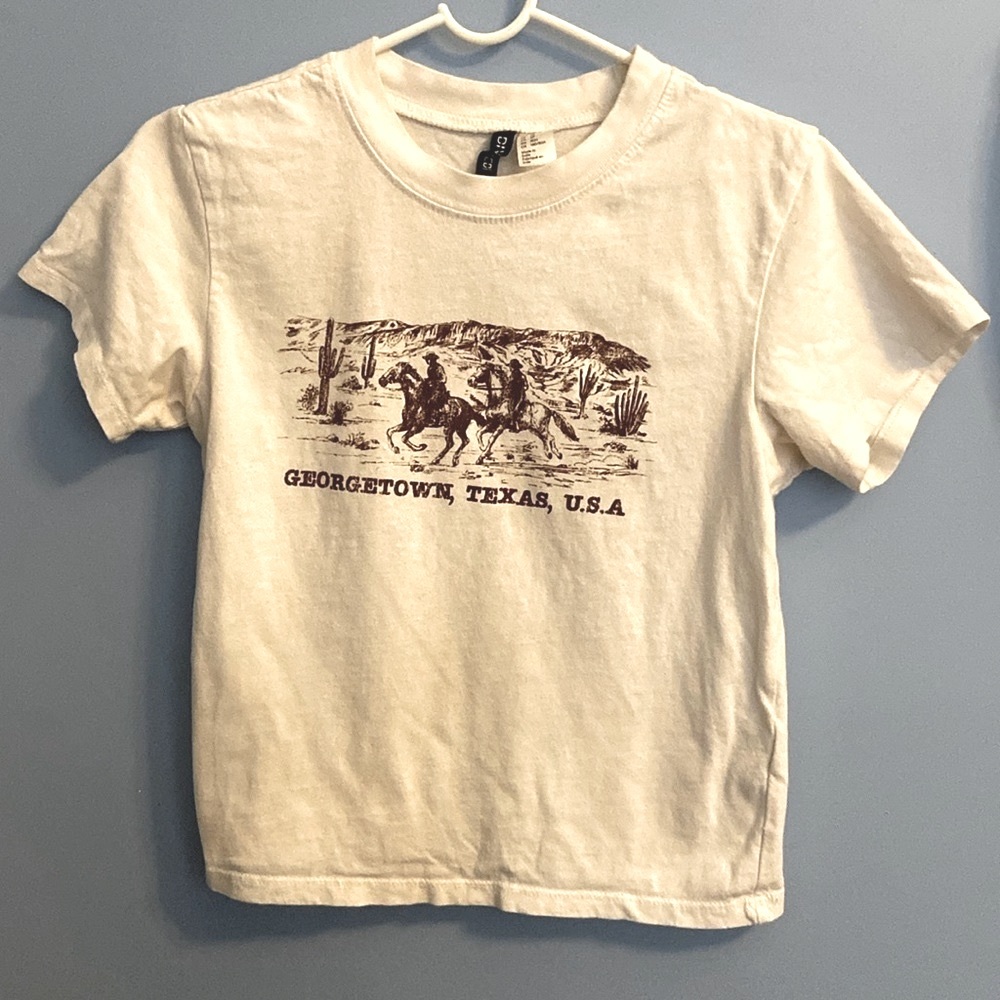H and M Cowboy Graphic Tee